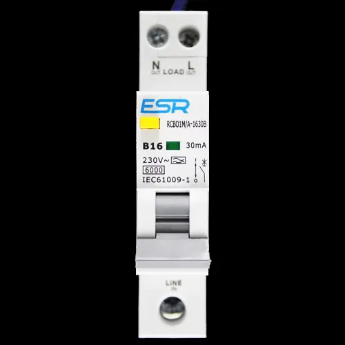 ESR 16 AMP CURVE B 6kA 30mA RCBO TYPE A RCBO1M/A-1630B