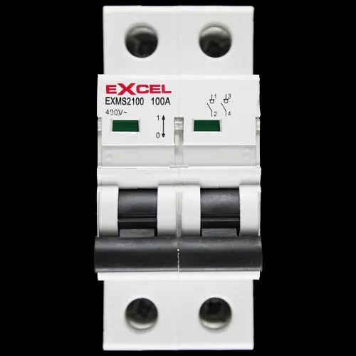 EXCEL 100 AMP DOUBLE POLE MAIN SWITCH DISCONNECTOR EXMS2100