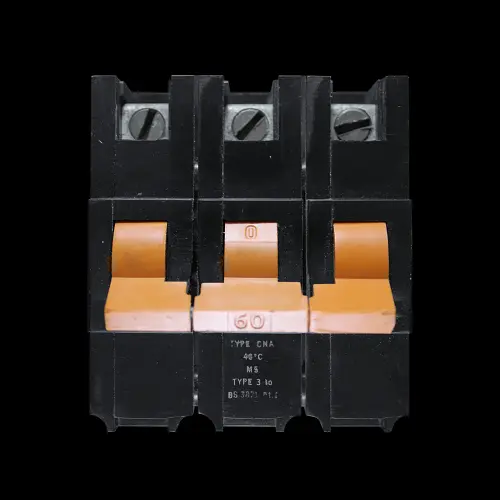 FEDERAL 60 AMP TYPE 3 M5 TRIPLE POLE MCB CIRCUIT BREAKER STABLOK CNA