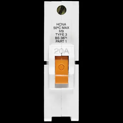 FEDERAL 20 AMP TYPE 3 M9 MCB CIRCUIT BREAKER STAB-LOK HCNA