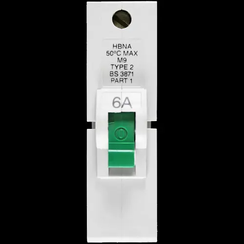 FEDERAL 6 AMP TYPE 2 M9 MCB CIRCUIT BREAKER STAB-LOK HBNA