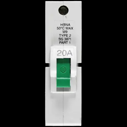FEDERAL 20 AMP TYPE 2 M9 MCB CIRCUIT BREAKER STAB-LOK HBNA