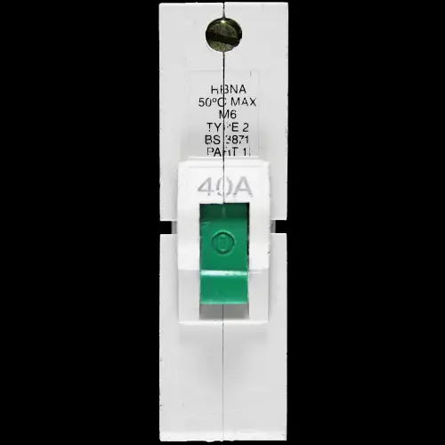 FEDERAL 40 AMP TYPE 2 M6 MCB CIRCUIT BREAKER STAB-LOK HBNA