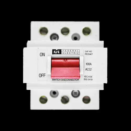 FEDERAL 100 AMP TRIPLE POLE MAIN SWITCH DISCONNECTOR FESW7