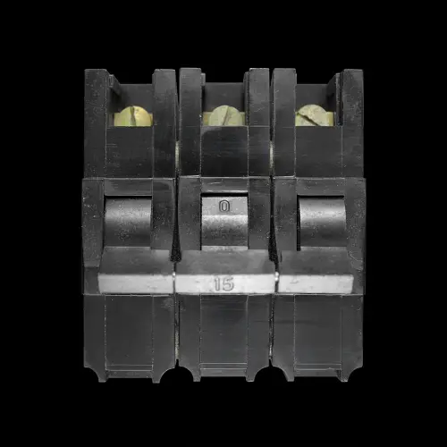 FEDERAL 15 AMP TRIPLE POLE MCB CIRCUIT BREAKER STAB-LOK BW