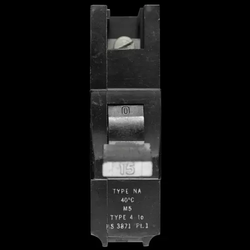 FEDERAL 15 AMP TYPE 4 M5 MCB CIRCUIT BREAKER STAB-LOK NA