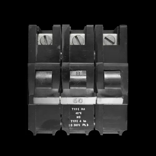 FEDERAL 60 AMP TYPE 4 M5 TRIPLE POLE MCB CIRCUIT BREAKER STAB-LOK NA