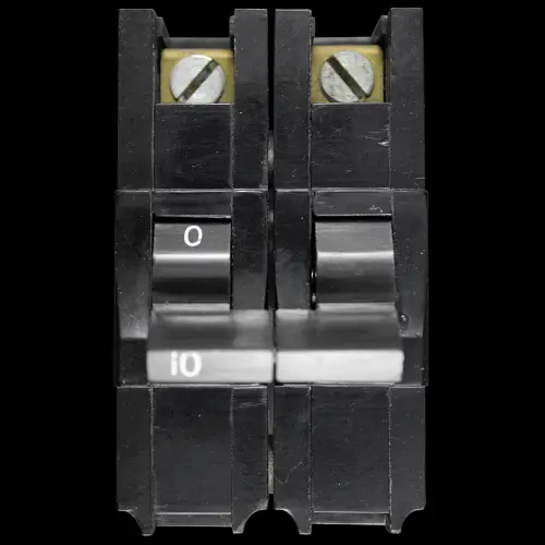 FEDERAL 10 AMP DOUBLE POLE MCB CIRCUIT BREAKER STAB-LOK
