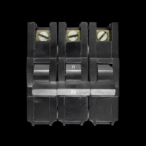 FEDERAL 25 AMP TRIPLE POLE MCB CIRCUIT BREAKER STAB-LOK