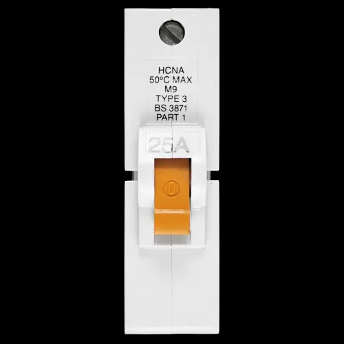 FEDERAL 25 AMP TYPE 3 M9 MCB CIRCUIT BREAKER STAB-LOK HCNA