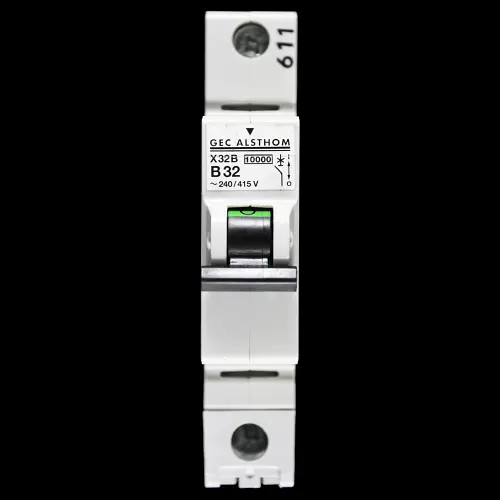 GEC ALSTHOM 32 AMP CURVE B 10kA MCB CIRCUIT BREAKER X32B