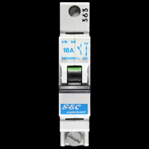 GEC VYNCKIER 16 AMP TYPE 2 M6 MCB CIRCUIT BREAKER S16