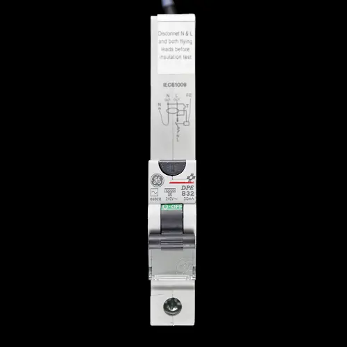 GENERAL ELECTRIC 32 AMP CURVE B 10kA 30mA RCBO TYPE AC DPE 605012