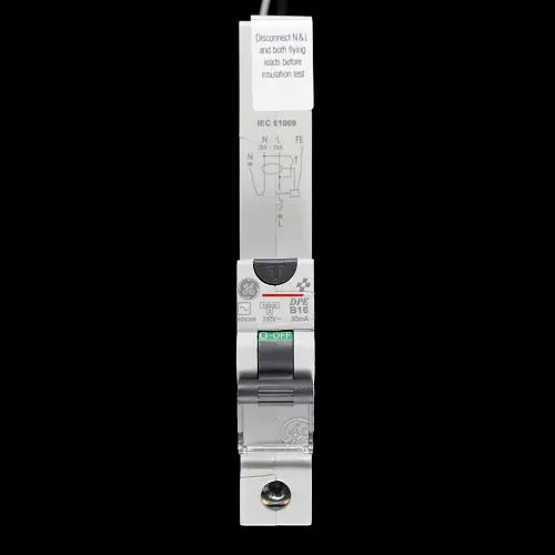 GENERAL ELECTRIC 16 AMP CURVE B 10kA 30mA RCBO TYPE AC DPE 605009