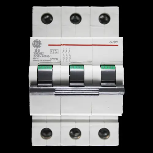 GENERAL ELECTRIC 6 AMP CURVE B 10kA TRIPLE POLE MCB CIRCUIT BREAKER 674983 G103