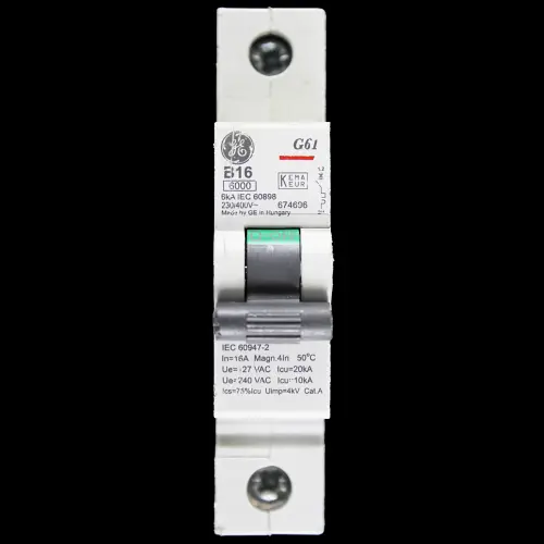 GENERAL ELECTRIC 16 AMP CURVE B 6kA MCB CIRCUIT BREAKER 674696 G61