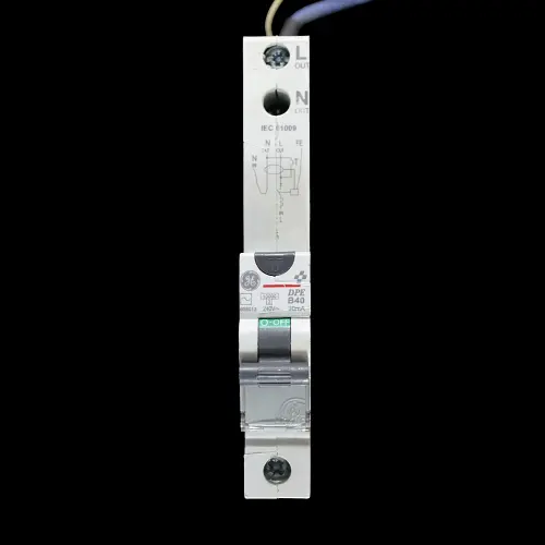 GENERAL ELECTRIC 40 AMP CURVE B 10kA 30mA RCBO TYPE AC DPE 605013