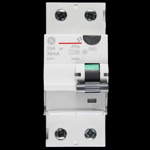 GENERAL ELECTRIC 25 AMP 30mA DOUBLE POLE RCD TYPE A 604001 FPA