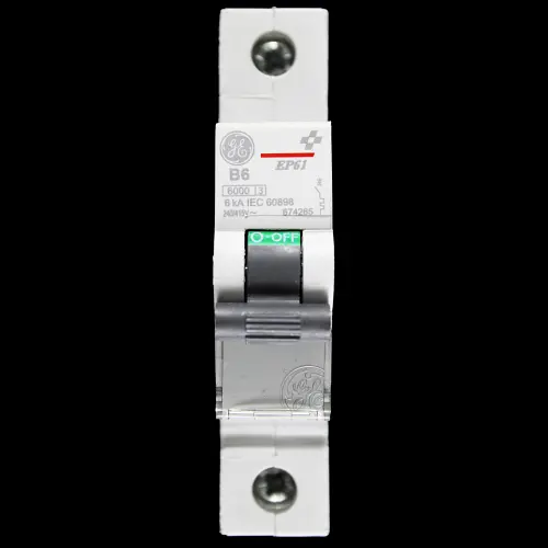GENERAL ELECTRIC 6 AMP CURVE B 6kA MCB CIRCUIT BREAKER EP61 674265