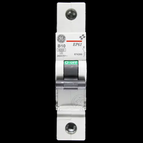 GENERAL ELECTRIC 10 AMP CURVE B 6kA MCB CIRCUIT BREAKER EP61 674266