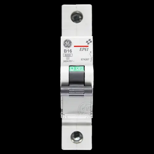 GENERAL ELECTRIC 16 AMP CURVE B 6kA MCB CIRCUIT BREAKER EP61 674267