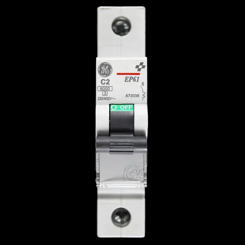 GENERAL ELECTRIC 2 AMP CURVE C 6kA MCB CIRCUIT BREAKER EP61 672038