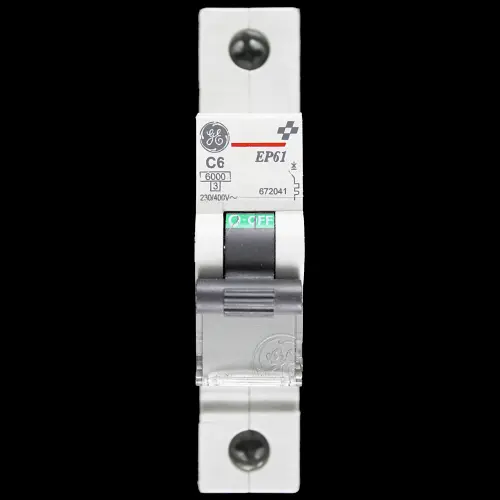 GENERAL ELECTRIC 6 AMP CURVE C 6kA MCB CIRCUIT BREAKER EP61 672041