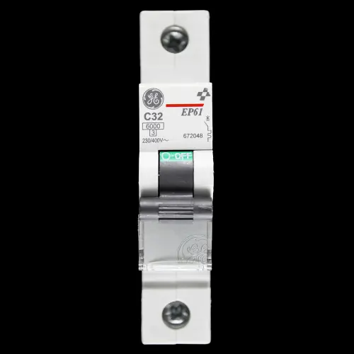 GENERAL ELECTRIC 32 AMP CURVE C 6kA MCB CIRCUIT BREAKER EP61 672048