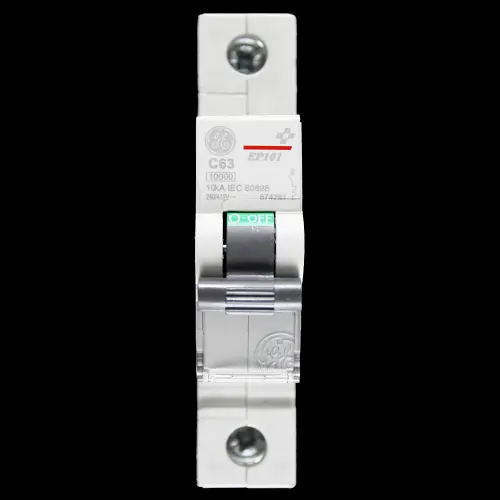 GENERAL ELECTRIC 63 AMP CURVE C 10kA MCB CIRCUIT BREAKER EP101 674291