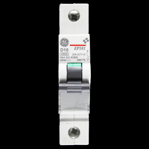 GENERAL ELECTRIC 10 AMP CURVE D 10kA MCB CIRCUIT BREAKER EP101 566772