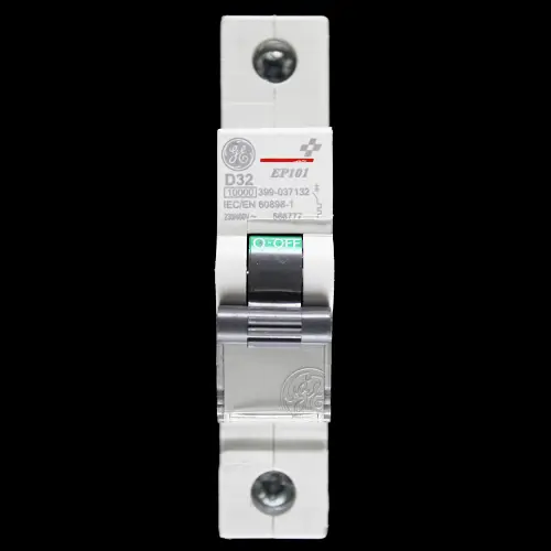 GENERAL ELECTRIC 32 AMP CURVE D 10kA MCB CIRCUIT BREAKER EP101 566777
