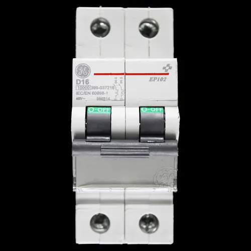 GENERAL ELECTRIC 16 AMP CURVE D 10kA DOUBLE POLE MCB CIRCUIT BREAKER 566814