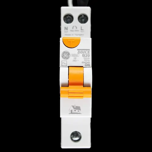 GENERAL ELECTRIC 20 AMP CURVE B 6kA 30mA RCBO TYPE AC DDICE 694248