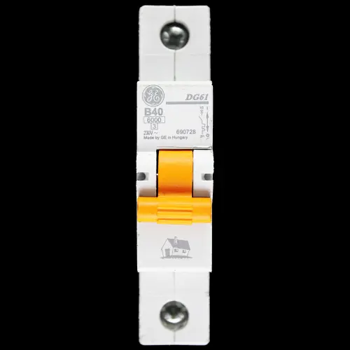 GENERAL ELECTRIC 40 AMP CURVE B 6kA MCB CIRCUIT BREAKER DG61 690728
