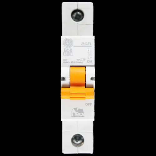 GENERAL ELECTRIC 50 AMP CURVE B 6kA MCB CIRCUIT BREAKER DG61 690729