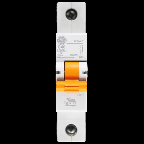 GENERAL ELECTRIC 40 AMP CURVE C 6kA MCB CIRCUIT BREAKER DG61 690559