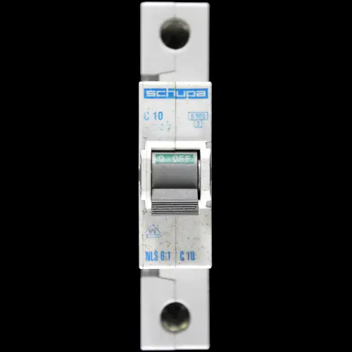 SCHUPA C 10 MCB 6kA CIRCUIT BREAKER NLS6-1/C10