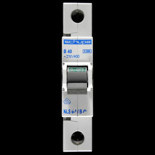 SCHUPA B 40 MCB 6kA CIRCUIT BREAKER NLS6-1/B40