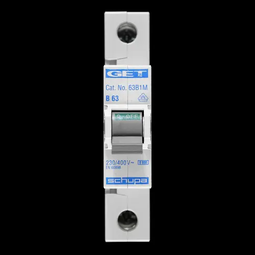 GET 63 AMP CURVE B 6kA MCB CIRCUIT BREAKER 63B1M SCHUPA