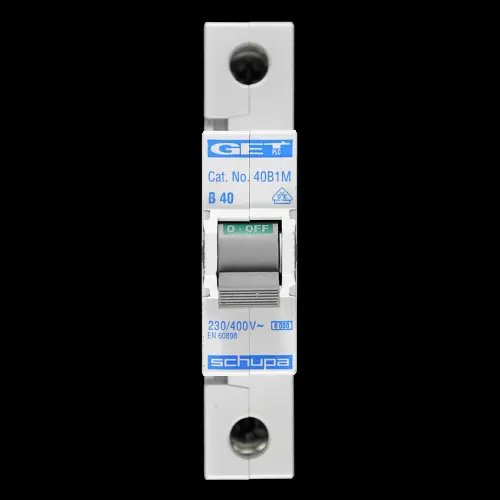 GET 40 AMP CURVE B 6kA MCB CIRCUIT BREAKER 40B1M SCHUPA