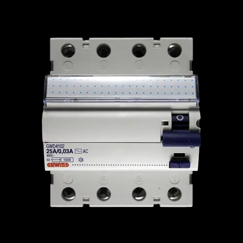 GEWISS 25 RCD FOUR POLE 30mA TYPE AC 25A/0.03A GWD4102