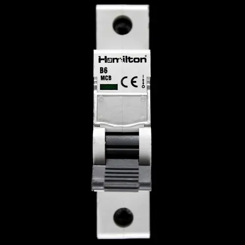 HAMILTON 6 AMP CURVE B 6kA MCB CIRCUIT BREAKER