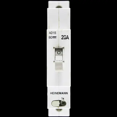HEINEMANN 20 AMP MCB CIRCUIT BREAKER ADA1S-B9-AO-DN-W-NU-61 ADA1S-Y2-2 AD1S