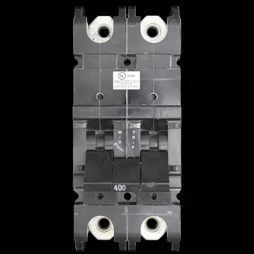 HEINEMANN 400 AMP MCB CIRCUIT BREAKER 160VDC GJ1P-Z119-1W