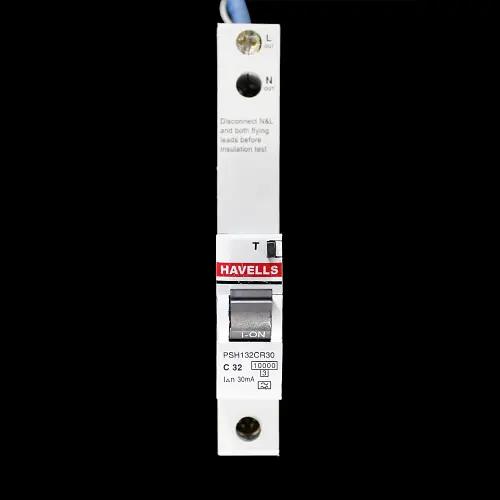 HAVELLS 32 AMP CURVE C 10kA 30mA RCBO TYPE A PSH132CR30