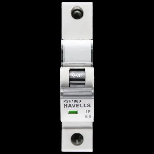HAVELLS 6 AMP CURVE B 10kA MCB CIRCUIT BREAKER PSH106B