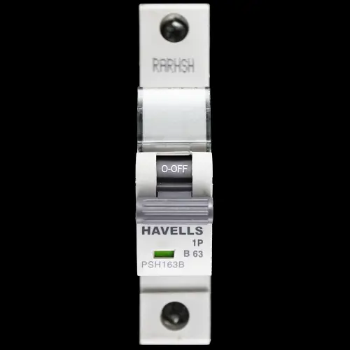 HAVELLS 63 AMP CURVE B 10kA MCB CIRCUIT BREAKER PSH163B
