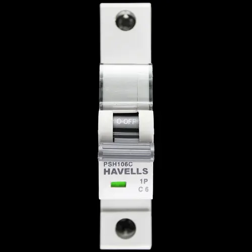 HAVELLS 6 AMP CURVE C 10kA MCB CIRCUIT BREAKER PSH106C