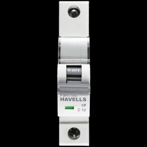 HAVELLS 10 AMP CURVE C 10kA MCB CIRCUIT BREAKER PSH110C