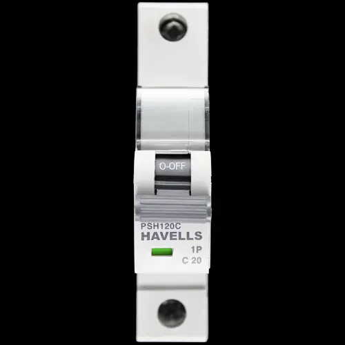 HAVELLS 20 AMP CURVE C 10kA MCB CIRCUIT BREAKER PSH120C